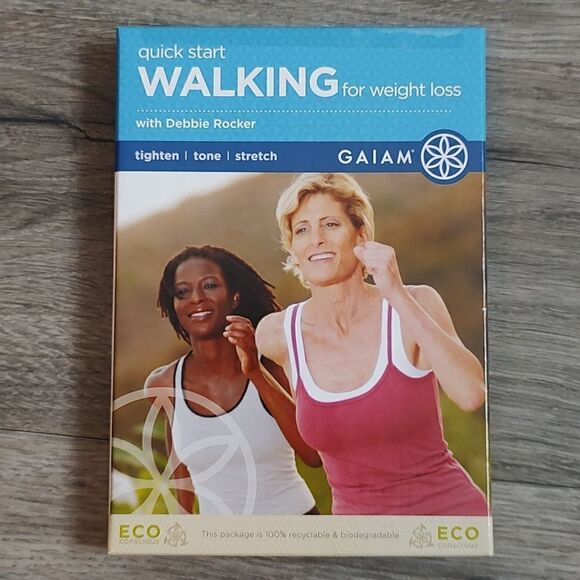 Brand New Gaiam Quick Start Walking For Weight Loss DVD With Debbie Rocker - Picture 3 of 7